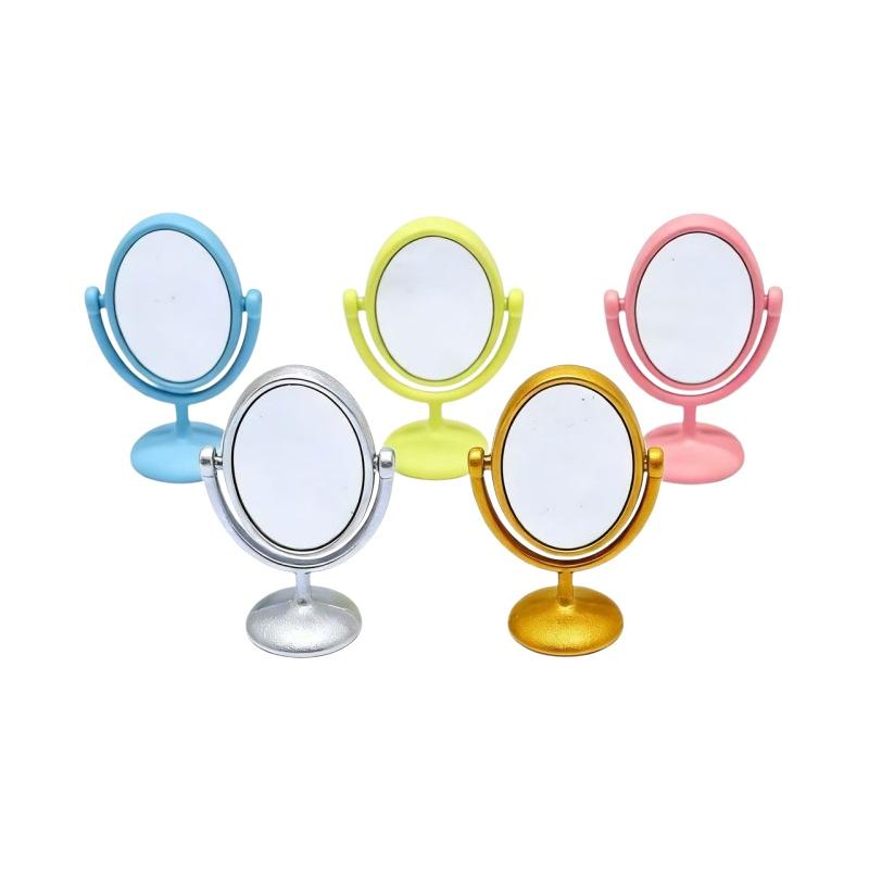 Resin Art Furniture - 1Pcs Miniature Retro Mirror Dressing Table