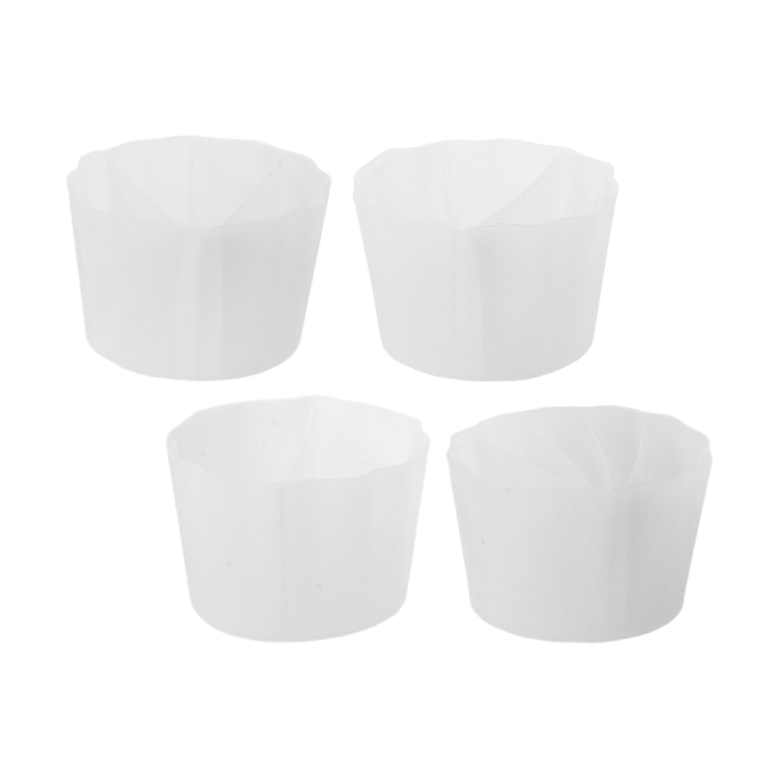 Resin Art Pouring - 4Pcs Silicone Split Color Cups Soft