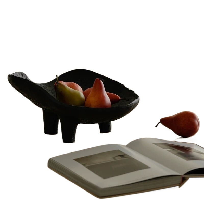 Black Fruit Plate Resin Storag - Resin Art Wooden Tray recension och pris