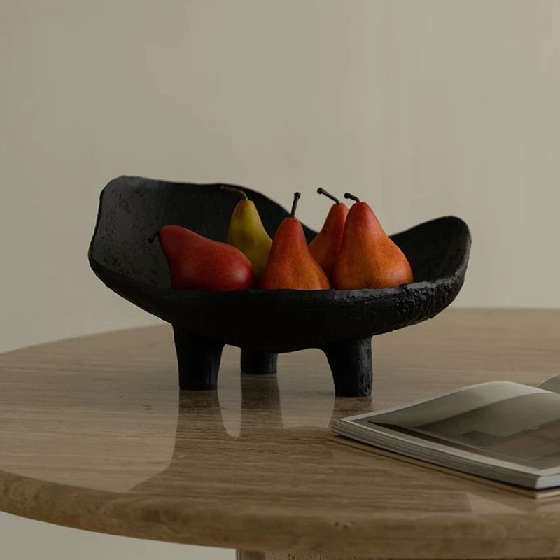Black Fruit Plate Resin Storag - Resin Art Wooden Tray recension och pris