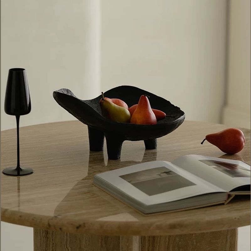 Black Fruit Plate Resin Storag - Resin Art Wooden Tray recension och pris