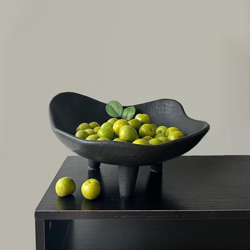 Black Fruit Plate Resin Storag - Resin Art Wooden Tray recension och pris