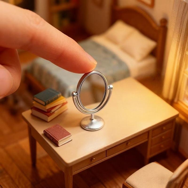1Pcs Miniature Retro Mirror Dr - Resin Art Furniture recension och pris