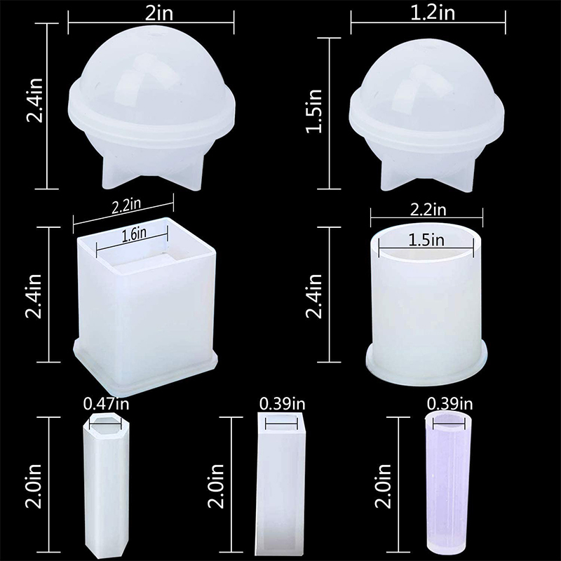 Stock Quantity 8Pcs Silicone E - Resin Art Quantity recension och pris