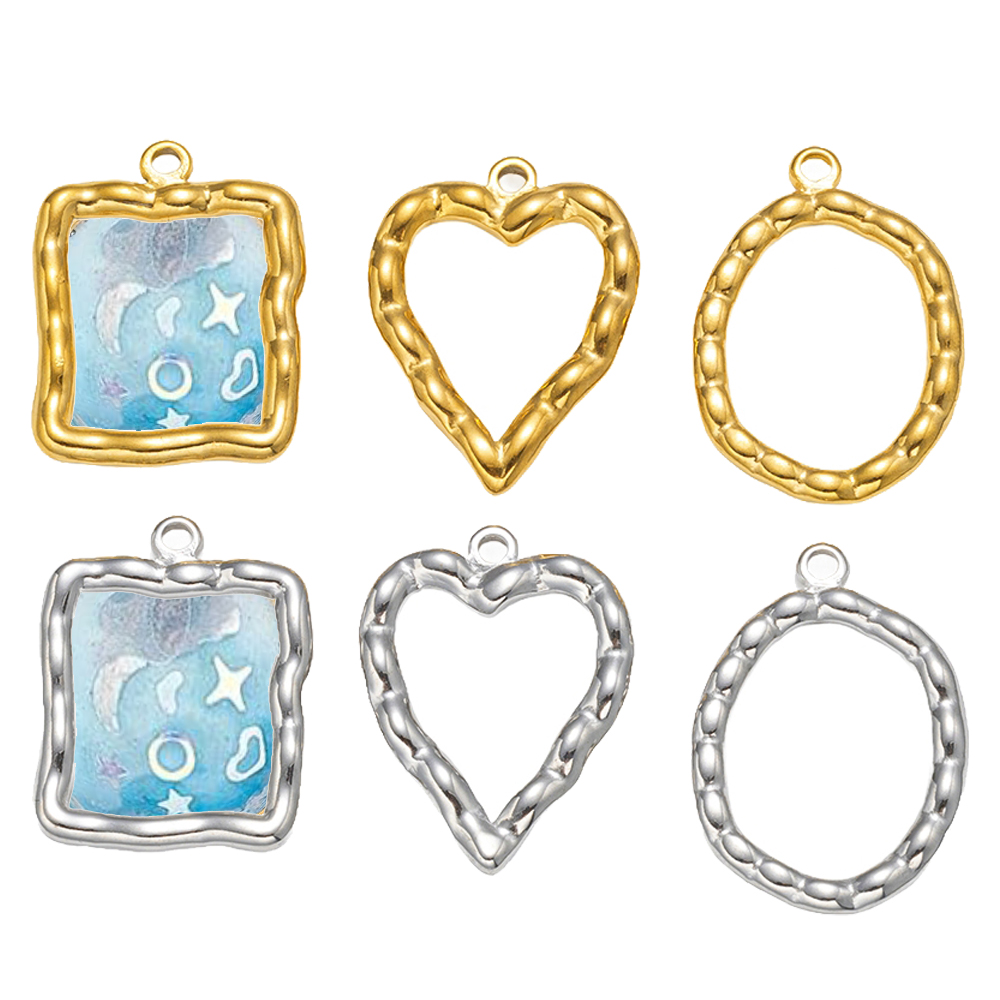 5pcs Stainless Steel Heart Rou - Resin Art Materials recension och pris