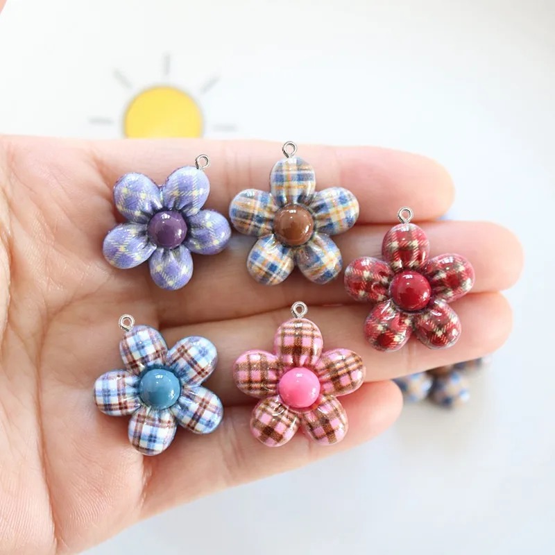 10Pcs Sweet Flower Planar Resi - Resin Art Keychain recension och pris