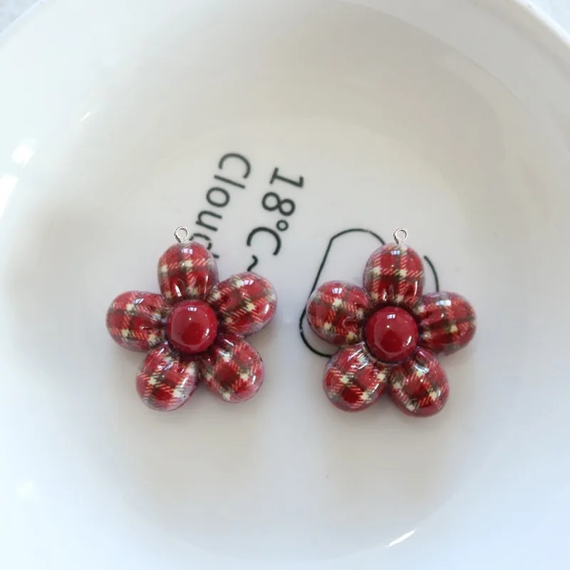 10Pcs Sweet Flower Planar Resi - Resin Art Keychain recension och pris