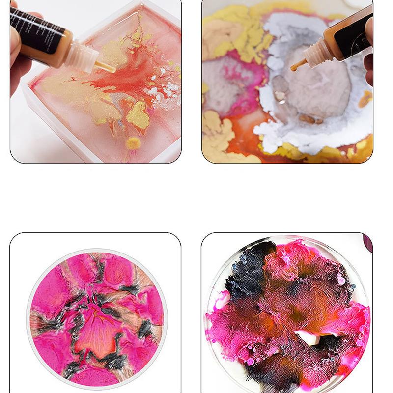 1 Set Art Ink Alcohol Epoxy Re - Resin Art Alcohol Ink recension och pris