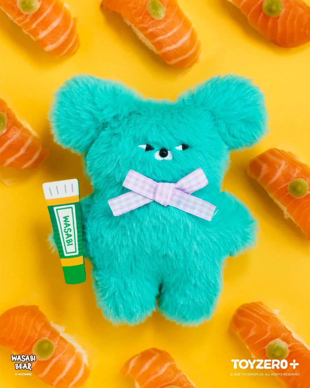 Wasabi Bear Flavor Fusion Mini - Resin Art Keychain recension och pris