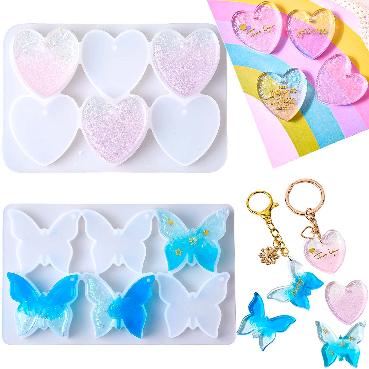 Six-hole with Holes Earring Si - Resin Art Materials recension och pris