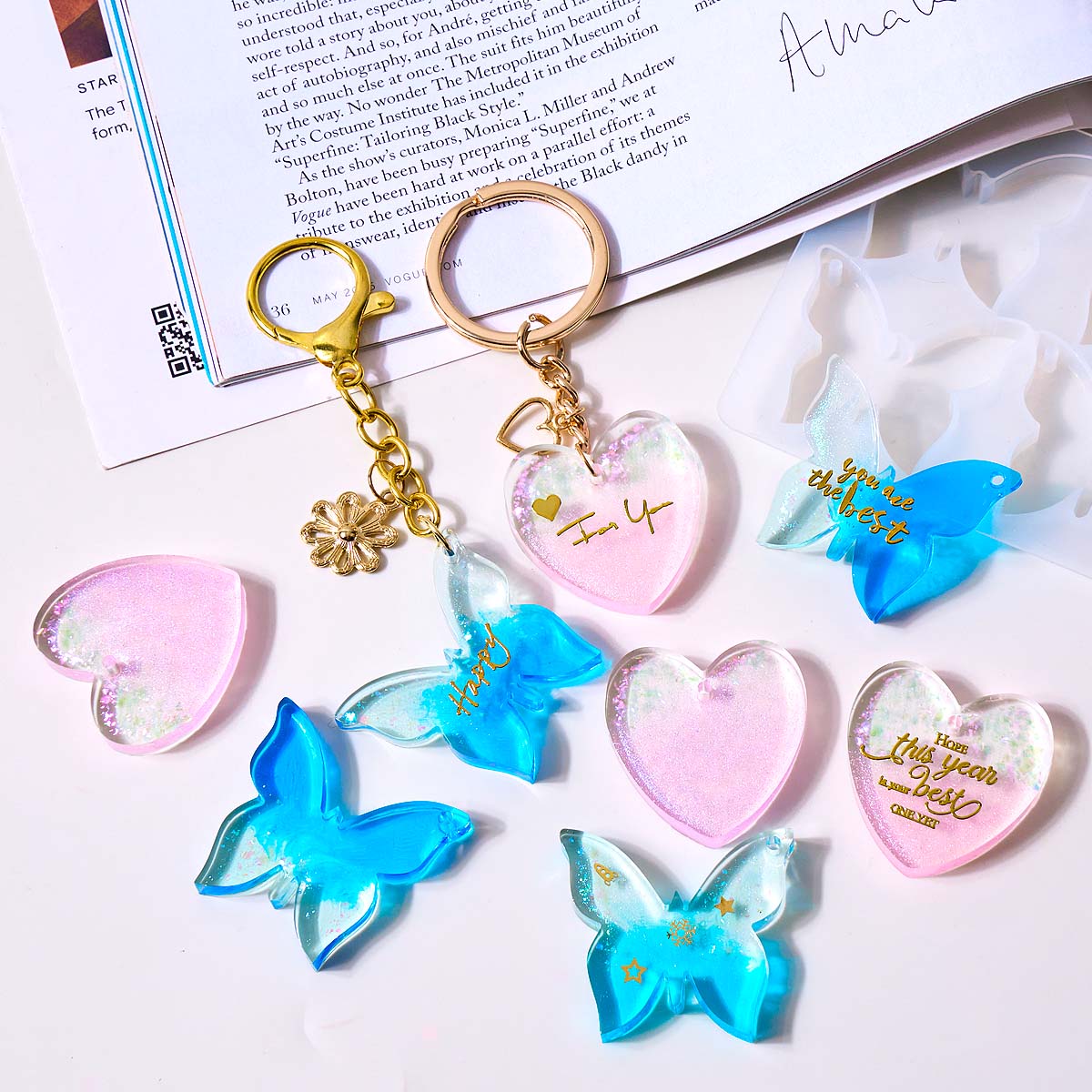 Six-hole with Holes Earring Si - Resin Art Materials recension och pris