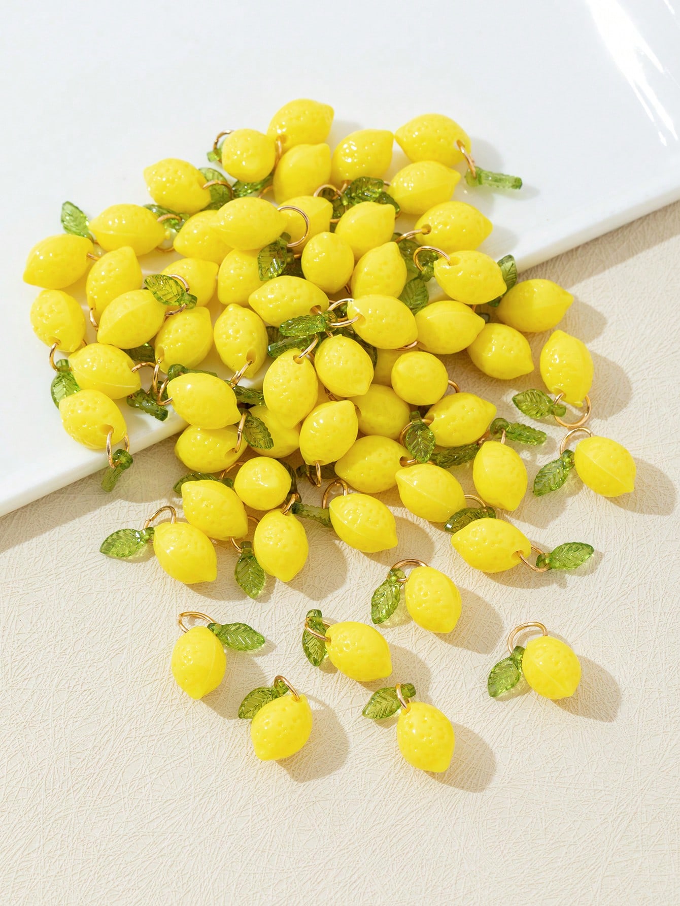 10Pcs 3D Lemon Resin Charms Pe - Resin Art Materials recension och pris