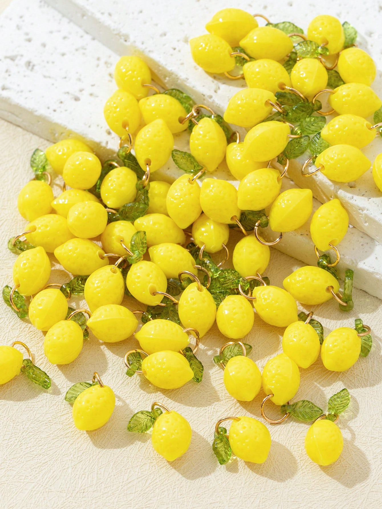10Pcs 3D Lemon Resin Charms Pe - Resin Art Materials recension och pris