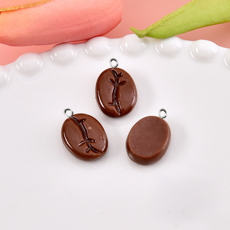 10pcs Coffee Beans Resin Penda - Resin Art Keychain recension och pris