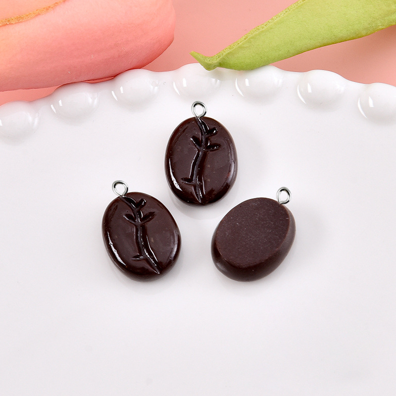 10pcs Coffee Beans Resin Penda - Resin Art Keychain recension och pris