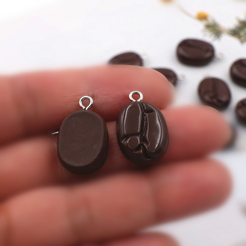 10pcs Coffee Beans Resin Penda - Resin Art Keychain recension och pris