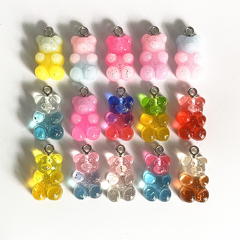 DW82 10Pcs Dual Color Resin Be - Resin Art Keychain recension och pris