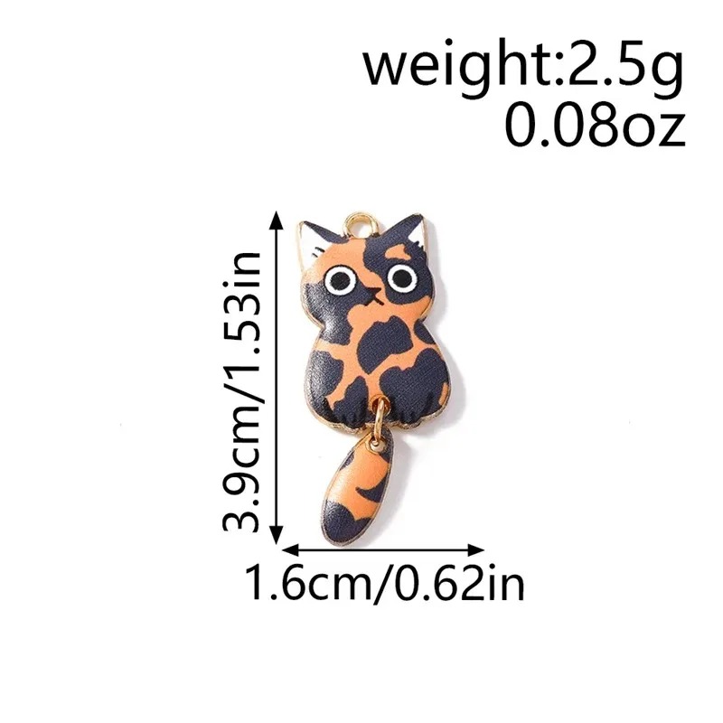 10Pcs 16×39mm Cute Cartoon Cat - Resin Art Materials recension och pris