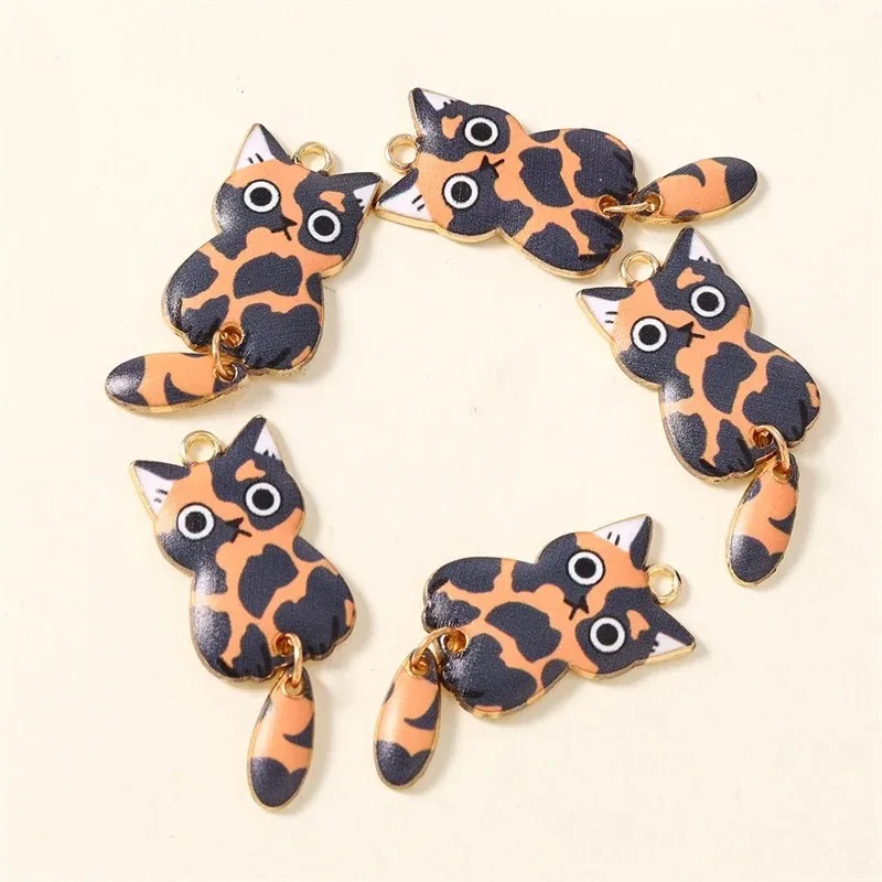 10Pcs 16×39mm Cute Cartoon Cat - Resin Art Materials recension och pris