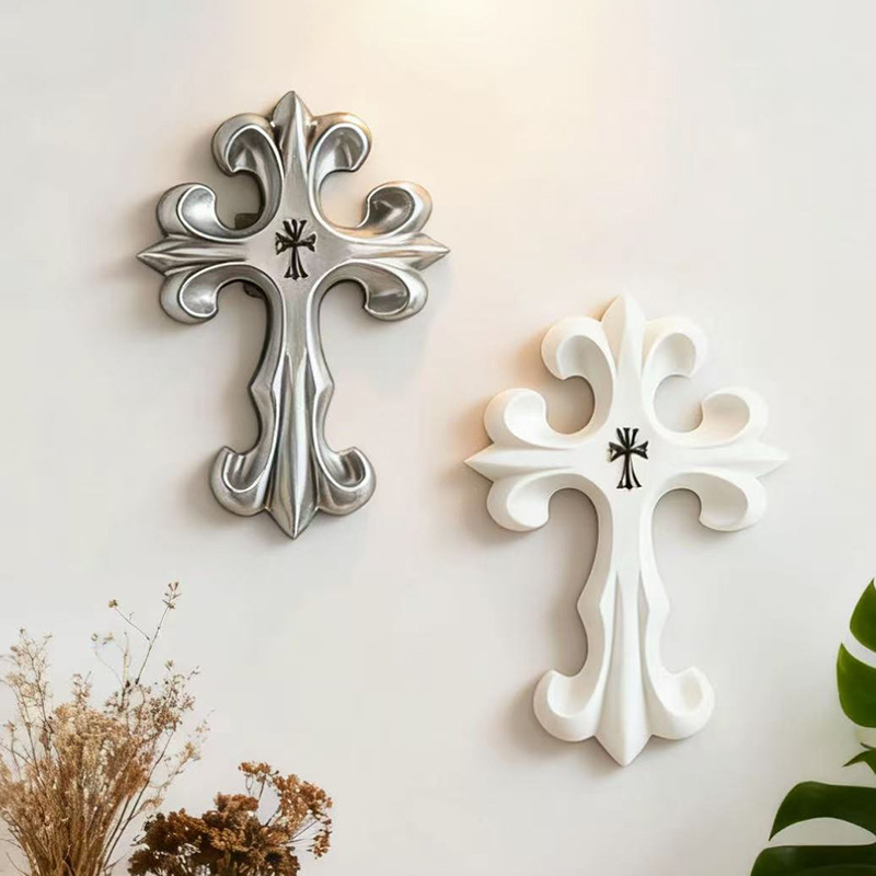 Retro Cross Wall Decor Gothic  - Resin Art Furniture recension och pris