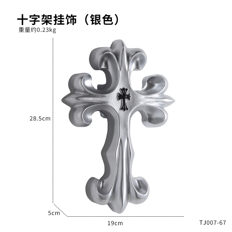 Retro Cross Wall Decor Gothic  - Resin Art Furniture recension och pris