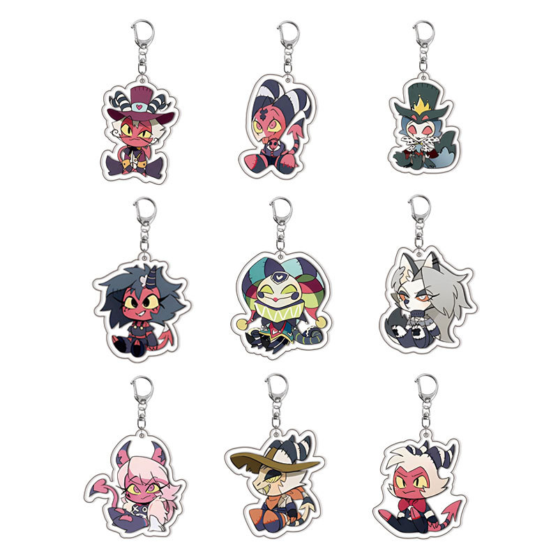 Hazbin Hotel New Acrylic Popul - Resin Art Keychain recension och pris