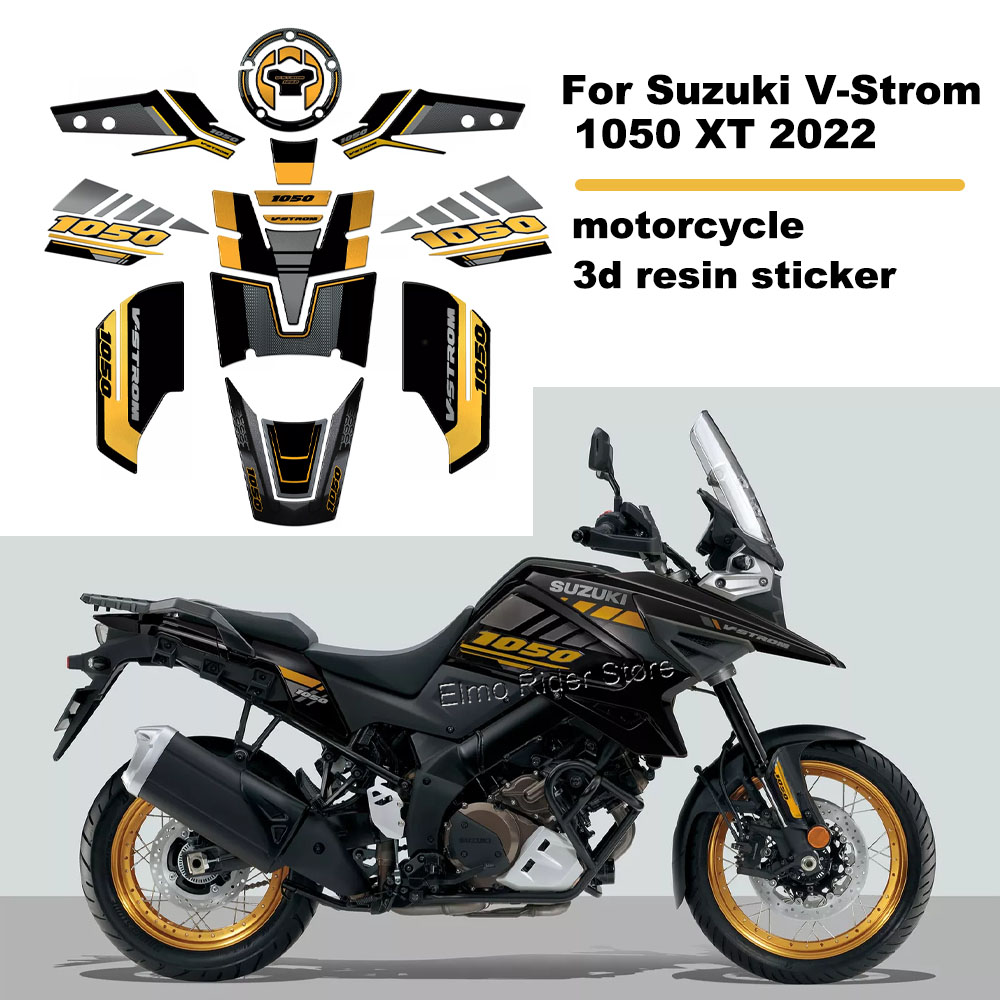 For Suzuki V-Strom 1050 XT 202 - Resin Art Sticker recension och pris