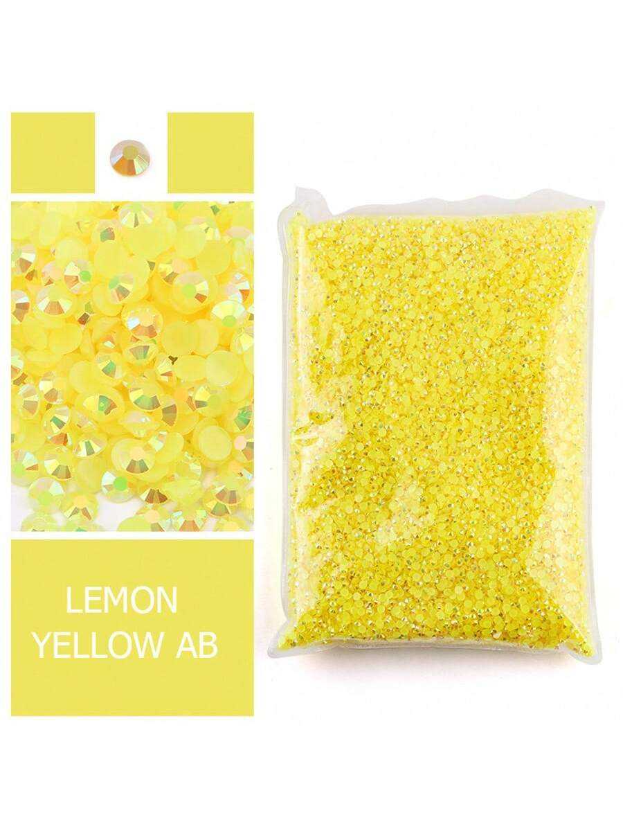Lemon yellow Resin Rhinestones - Resin Art Quantity recension och pris