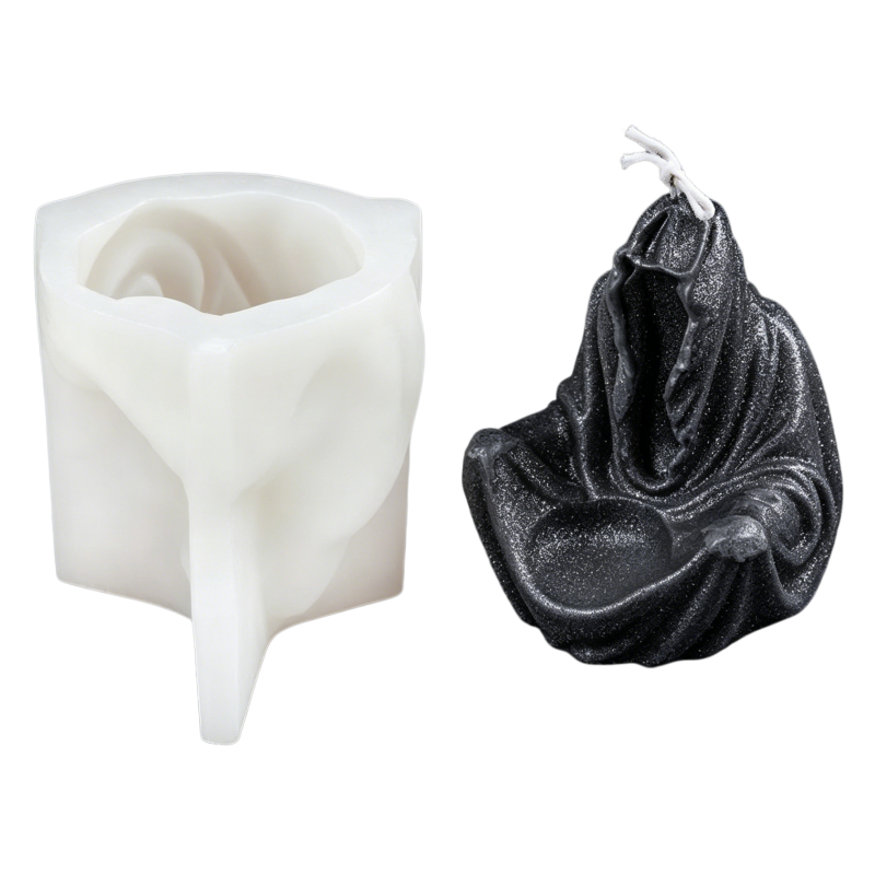 3D Grim Reaper Silicone Candle - Resin Art Furniture recension och pris