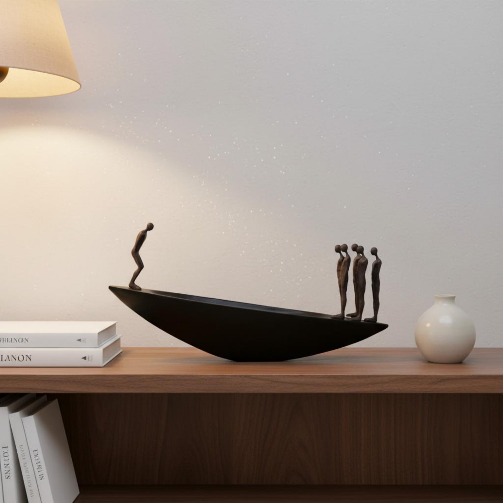 Modern Resin Sailboat Statue A - Resin Art Furniture recension och pris