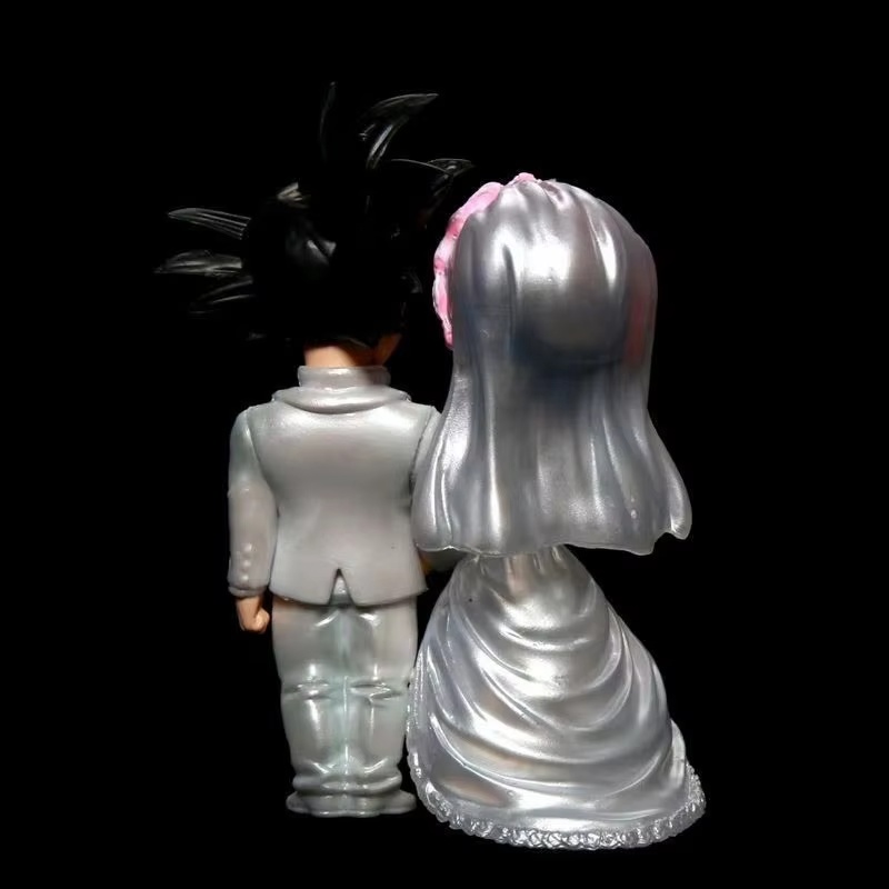 Son Goku and Chichi Wedding Ma - Resin Art Dragon Ball Z recension och pris