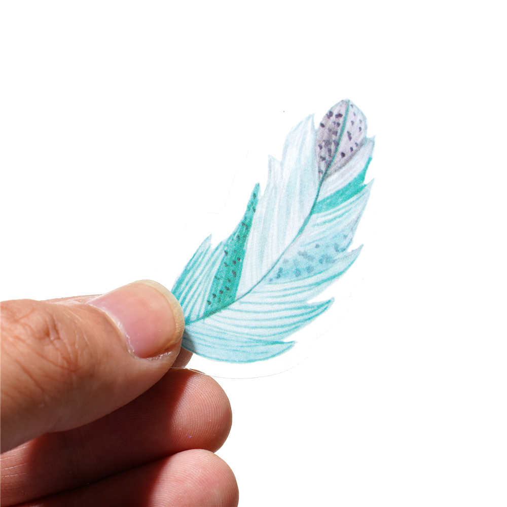 40pcs/Pack Feather Stickers De - Resin Art Sticker recension och pris