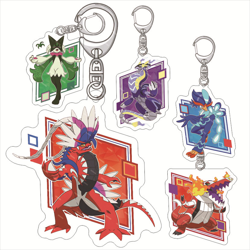Pokémon Miraidon Koraidon Acry - Resin Art Keychain recension och pris