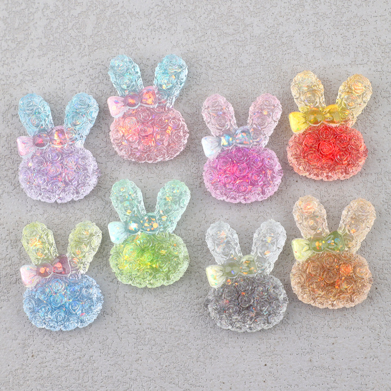 5PCS 18*25mm Luminous Gradient - Resin Art Keychain recension och pris
