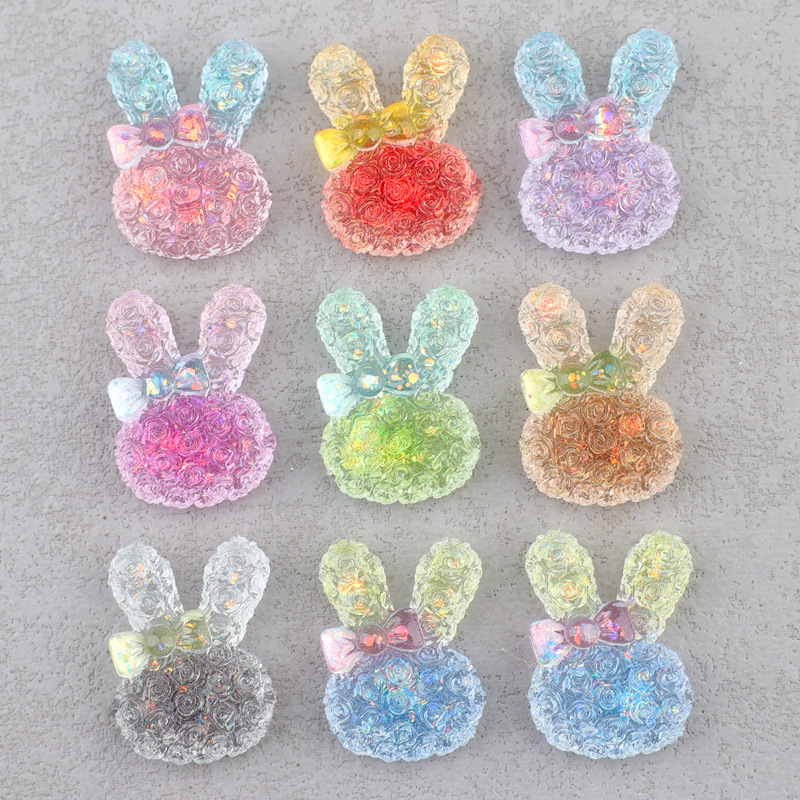 5PCS 18*25mm Luminous Gradient - Resin Art Keychain recension och pris