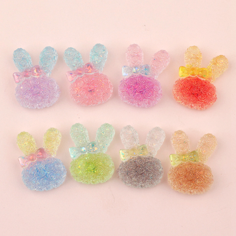5PCS 18*25mm Luminous Gradient - Resin Art Keychain recension och pris