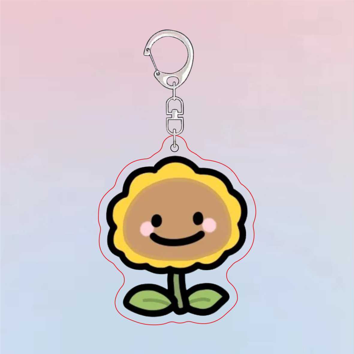 Plants Vs Zombies Acrylic Cute - Resin Art Keychain recension och pris