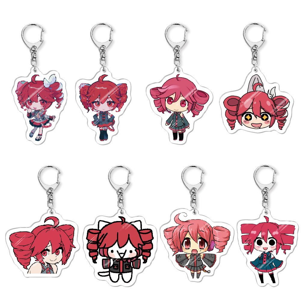 Kasane Teto‌ Plush Anime Keych - Resin Art Keychain recension och pris