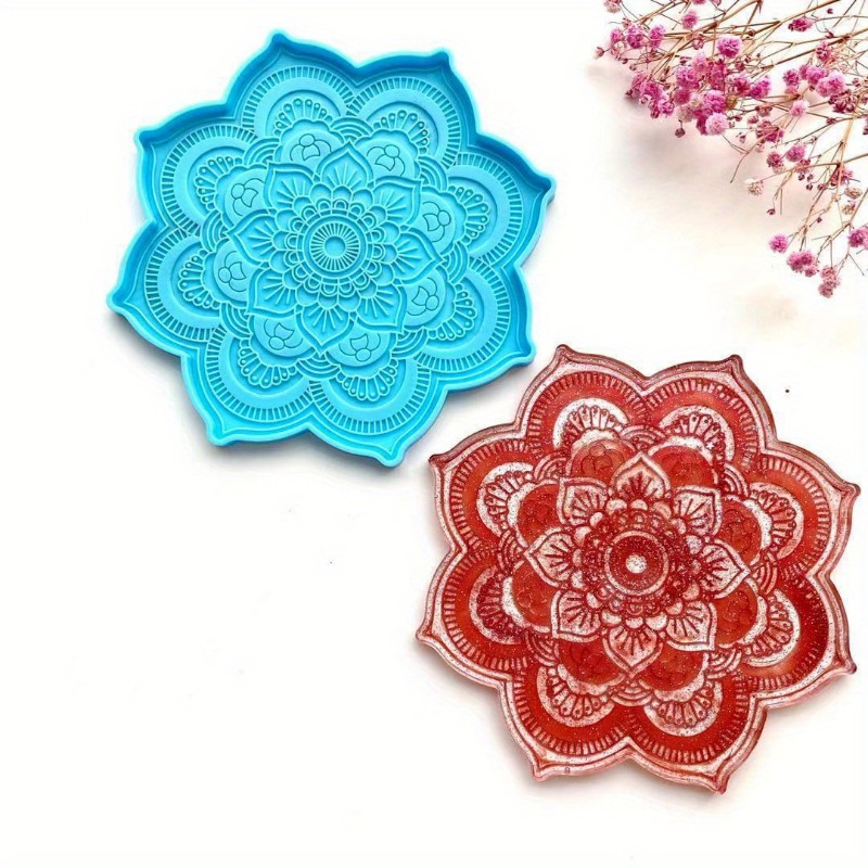 Mandala Coaster Silicone Mold  - Resin Art Materials recension och pris