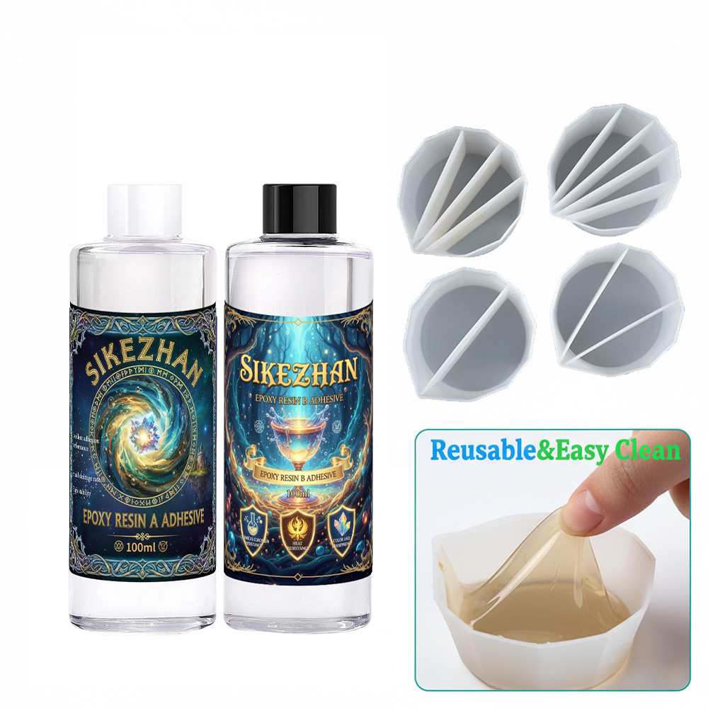 Epoxy Resin Kit with 4 Silicon - Resin Art Pouring recension och pris