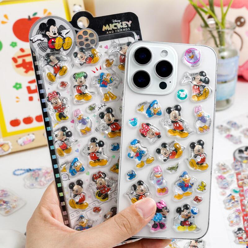 Anime Mickey Mouse 3D Relief C - Resin Art Sticker recension och pris