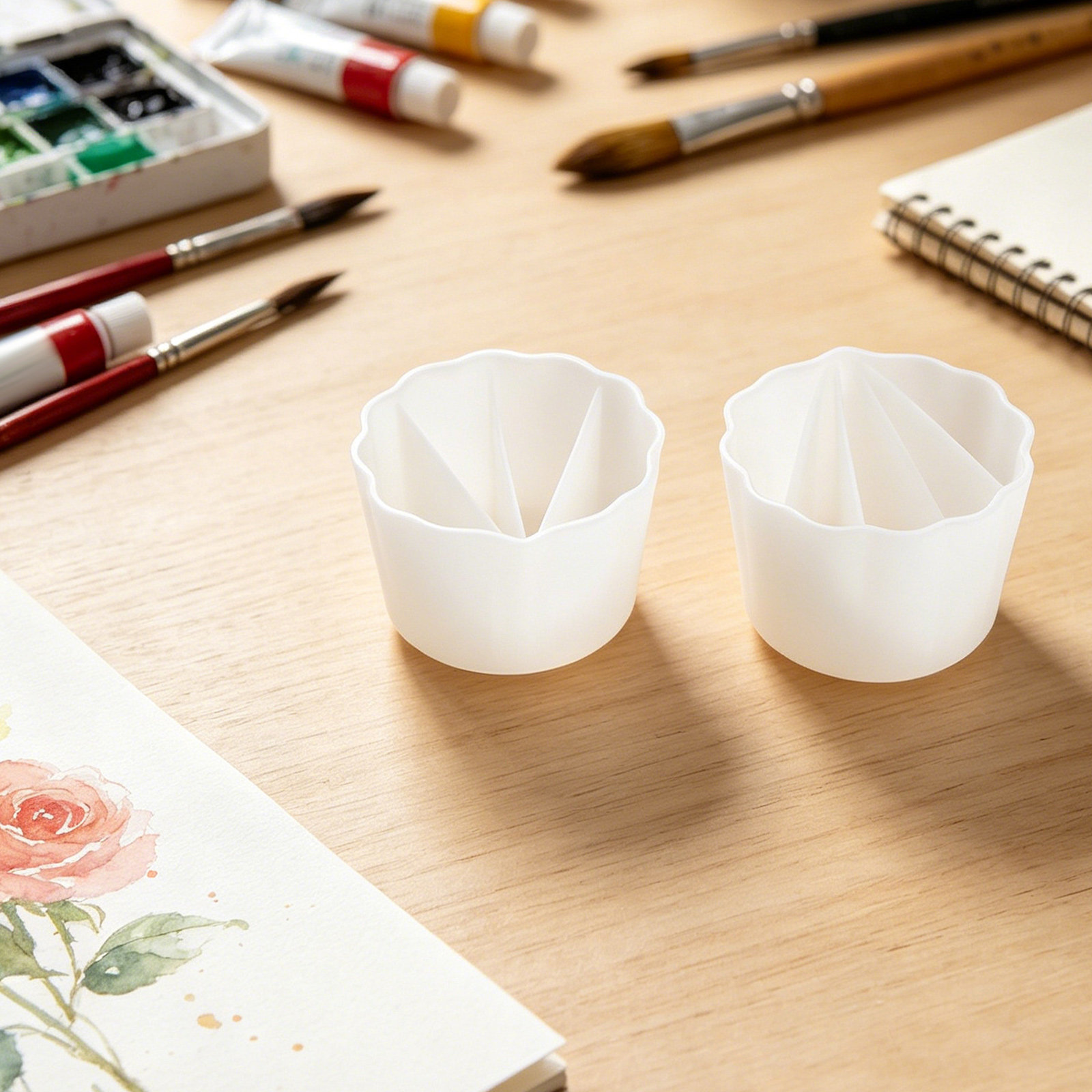4Pcs Silicone Split Color Cups - Resin Art Pouring recension och pris