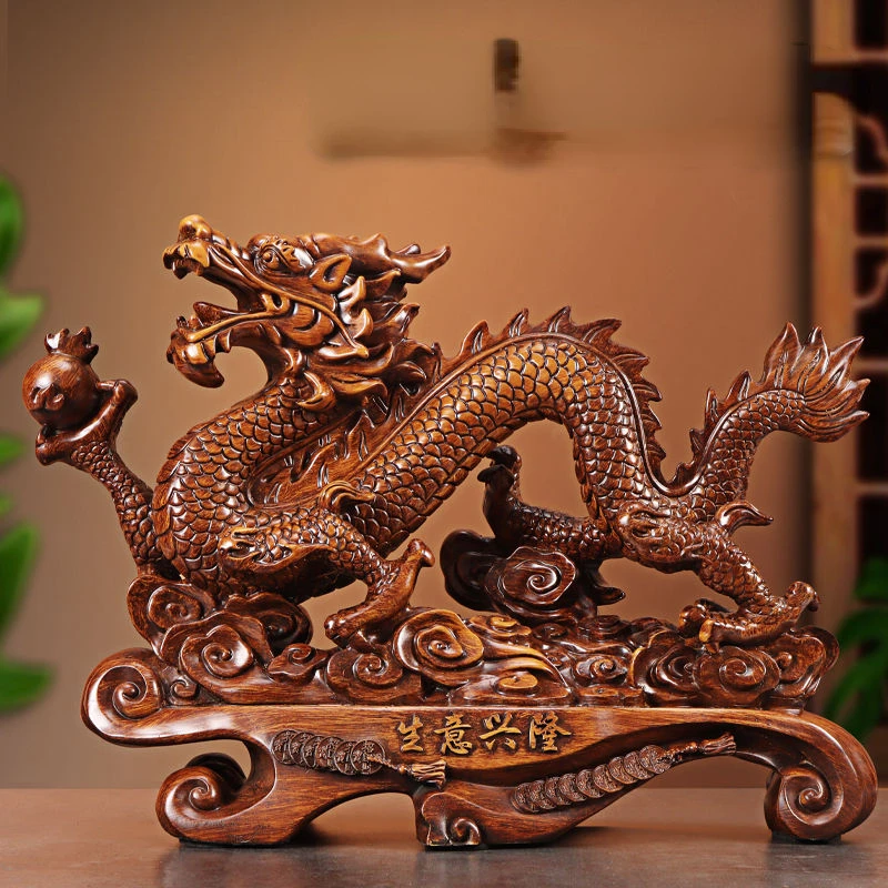 Lucky Dragon Ornaments To Attr - Resin Art Furniture recension och pris