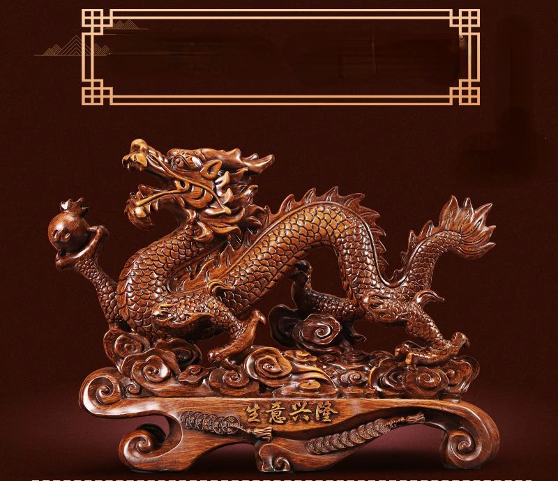 Lucky Dragon Ornaments To Attr - Resin Art Furniture recension och pris