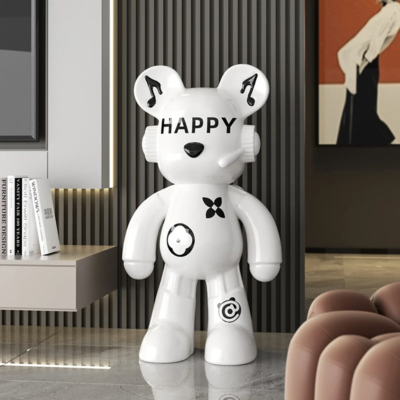 Trendy Modern DJ Backpack Bear - Resin Art Furniture recension och pris