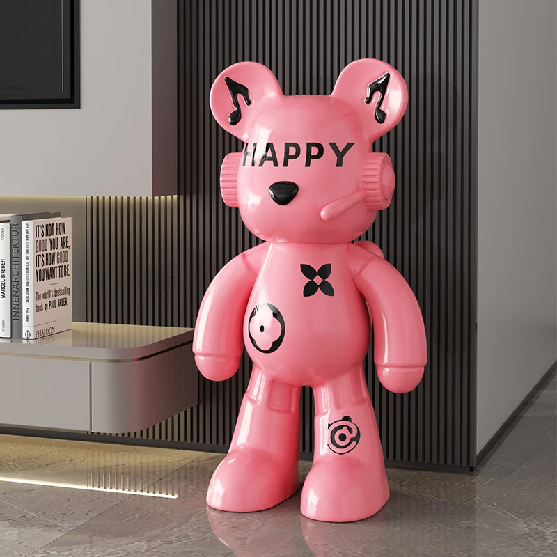 Trendy Modern DJ Backpack Bear - Resin Art Furniture recension och pris