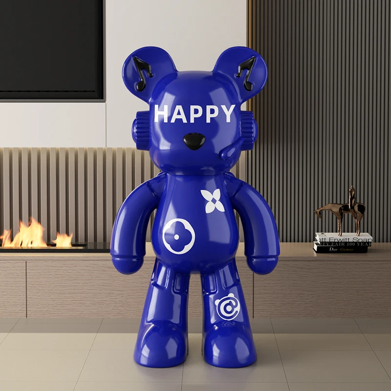Trendy Modern DJ Backpack Bear - Resin Art Furniture recension och pris