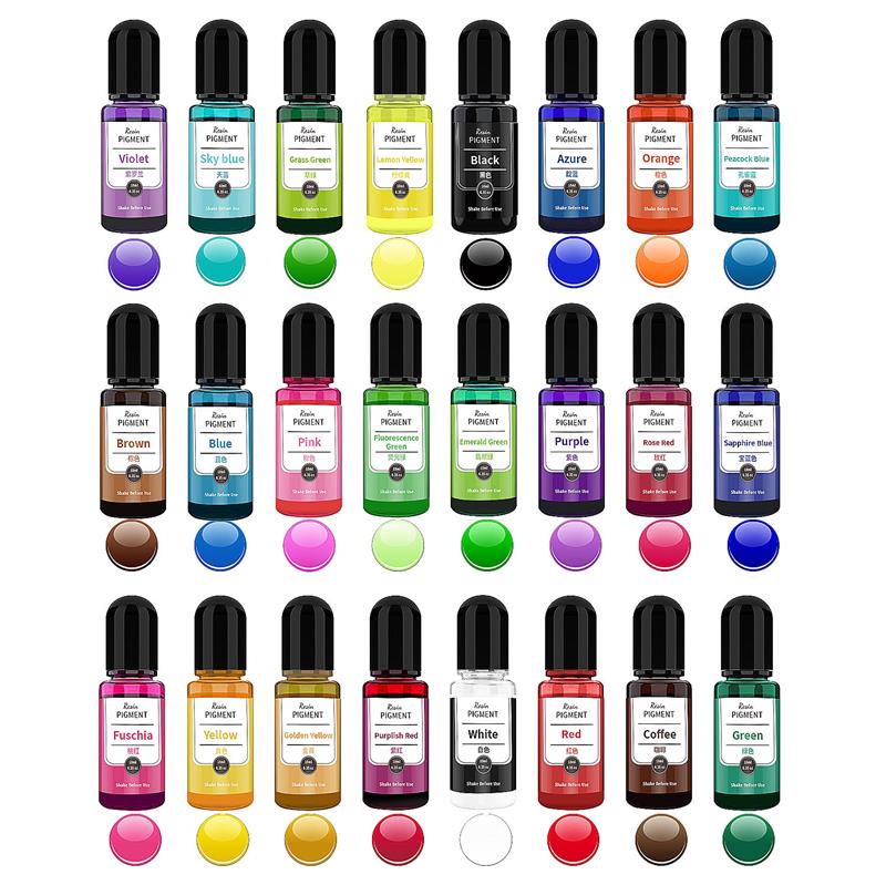 24 Color Art Ink Alcohol Resin - Resin Art Alcohol Ink recension och pris